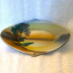Made in Japan Mid Century Hand Painted Dish